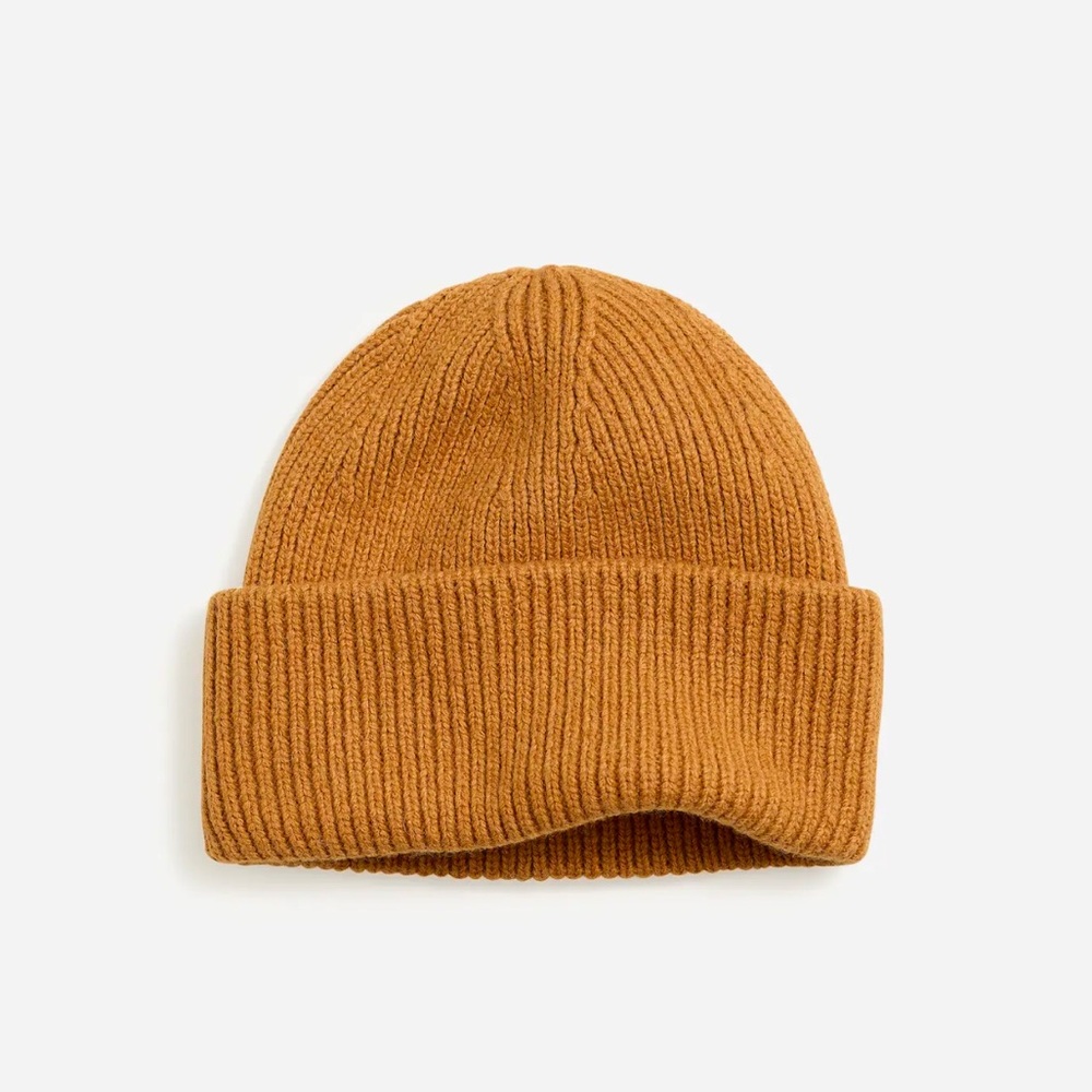 Wool-Blend Knit Beanie